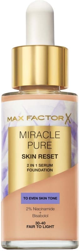 Max Factor Miracle Pure 2In1 Skin Reset Serum Foundation
