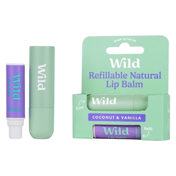 Wild Lip Balm Sage Case Coconut & Vanilla
